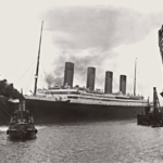 Titanic departing Southampton