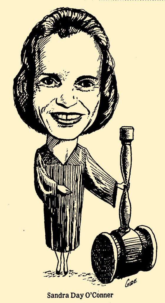 Sandra Day O'Connor Cartoon